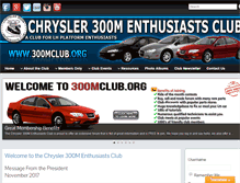 Tablet Screenshot of 300mclub.org